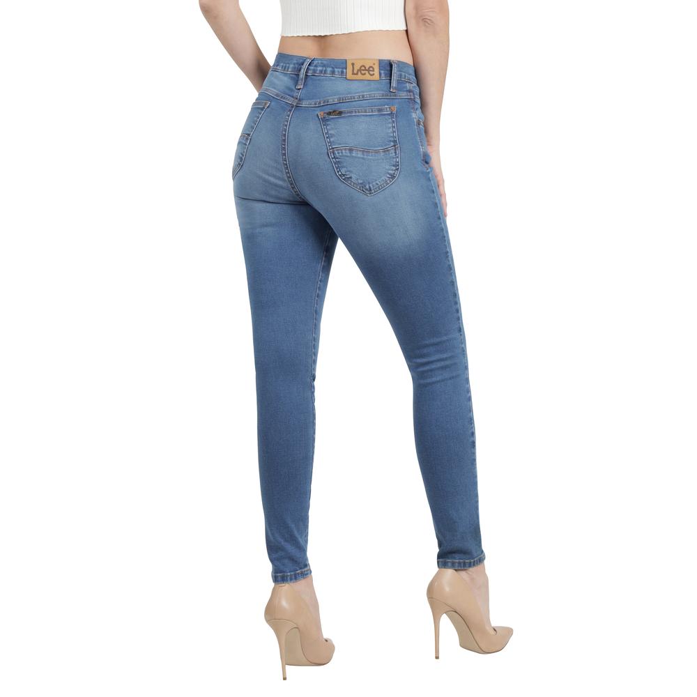 Foto 4 pulgar | Jeans Lee Mujer Quality Genuine Skinny 723 Azul