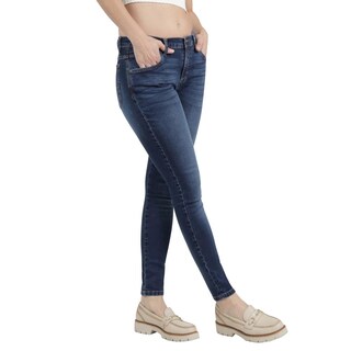 Foto 2 | Jeans Lee Mujer Quality Genuine Skinny 381 Azul Marino