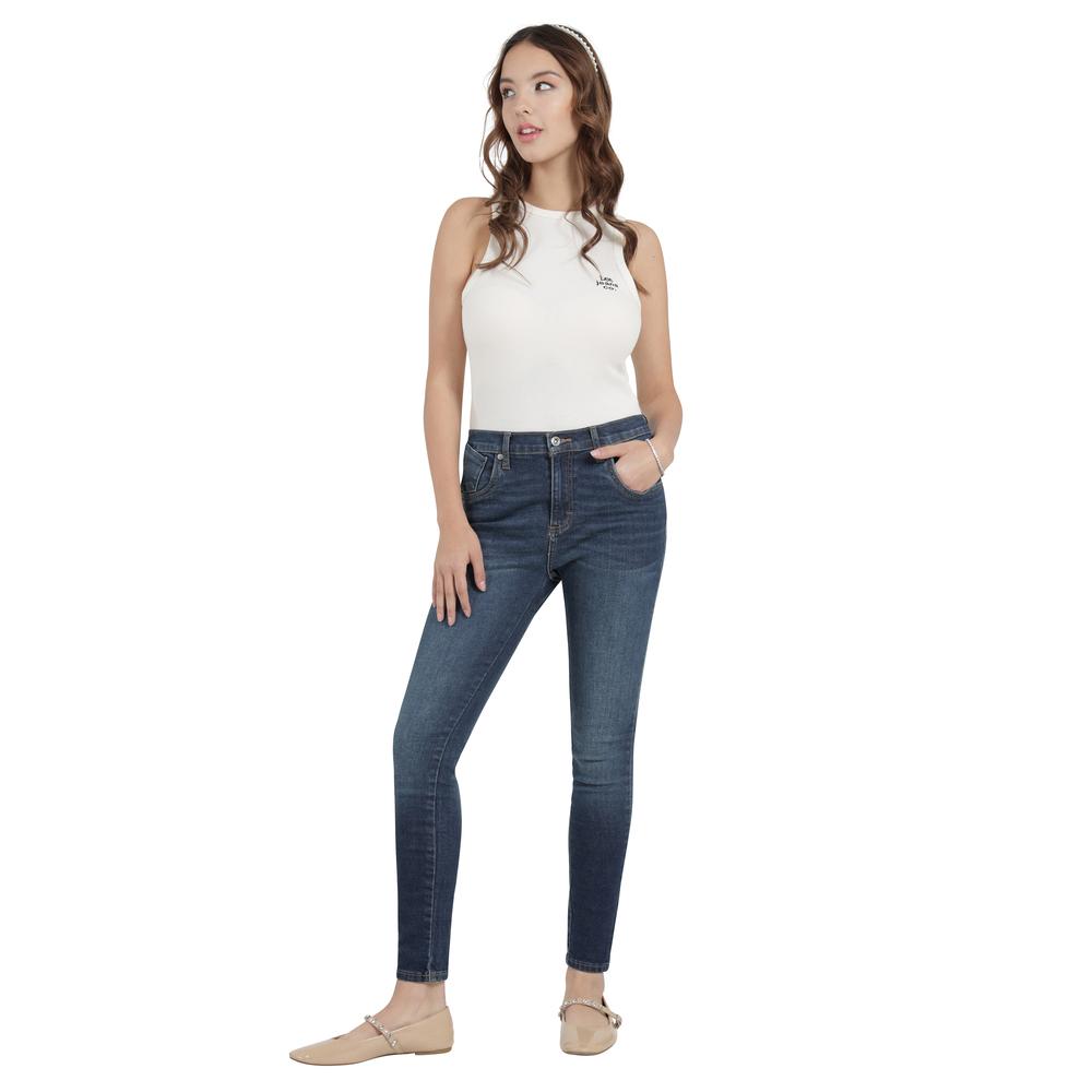 Foto 5 pulgar | Jeans Lee Mujer Quality Genuine Skinny 422 Azul