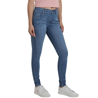 Foto 2 | Jeans Lee Mujer Quality Genuine Skinny 722 Azul