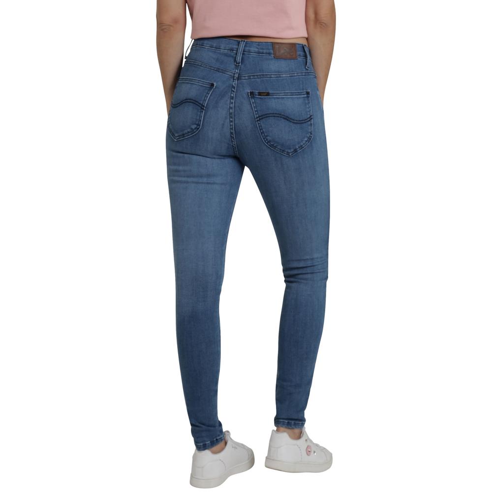 Foto 4 pulgar | Jeans Lee Mujer Quality Genuine Skinny 722 Azul