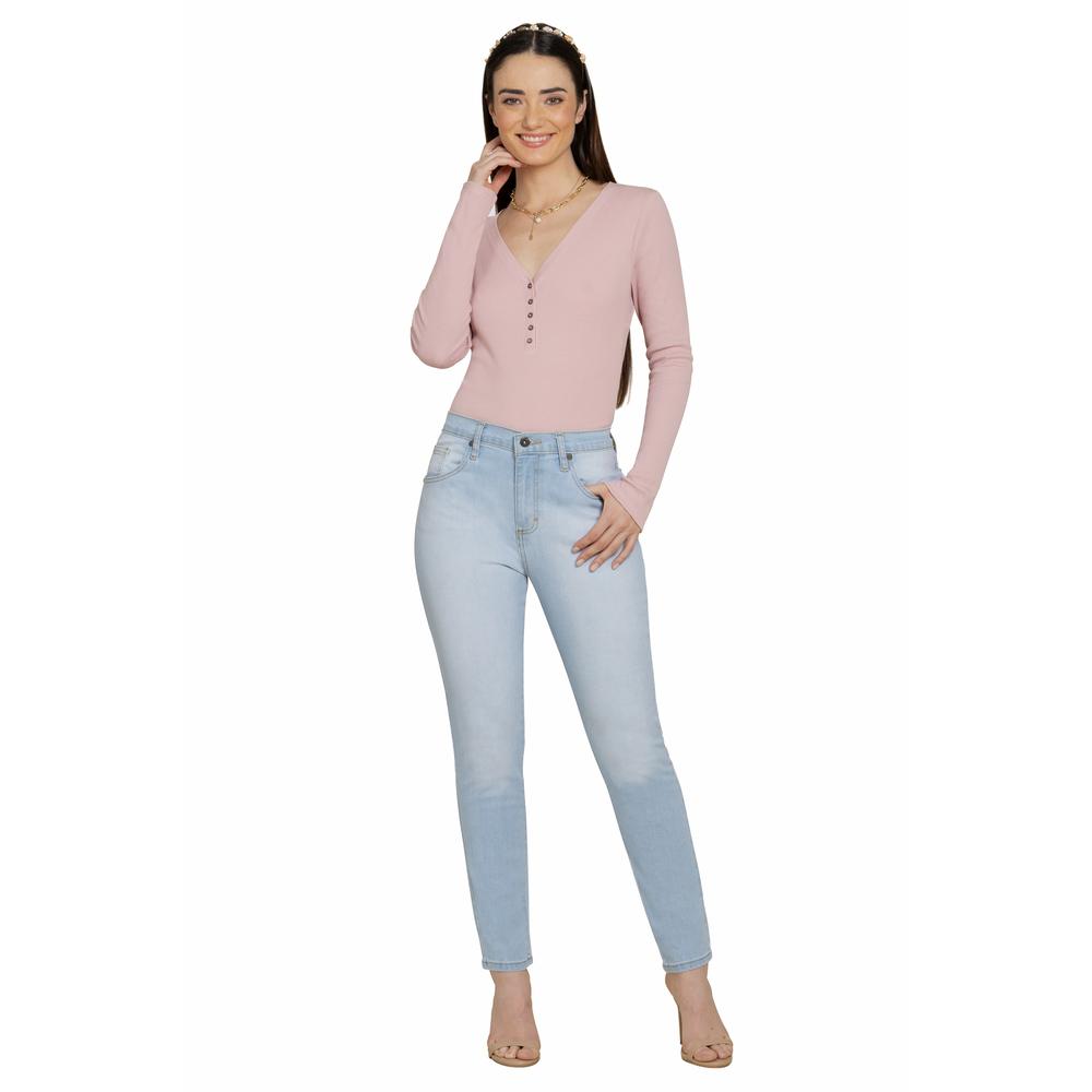 Foto 2 pulgar | Jeans Lee Skinny 211 Azul  para Mujer