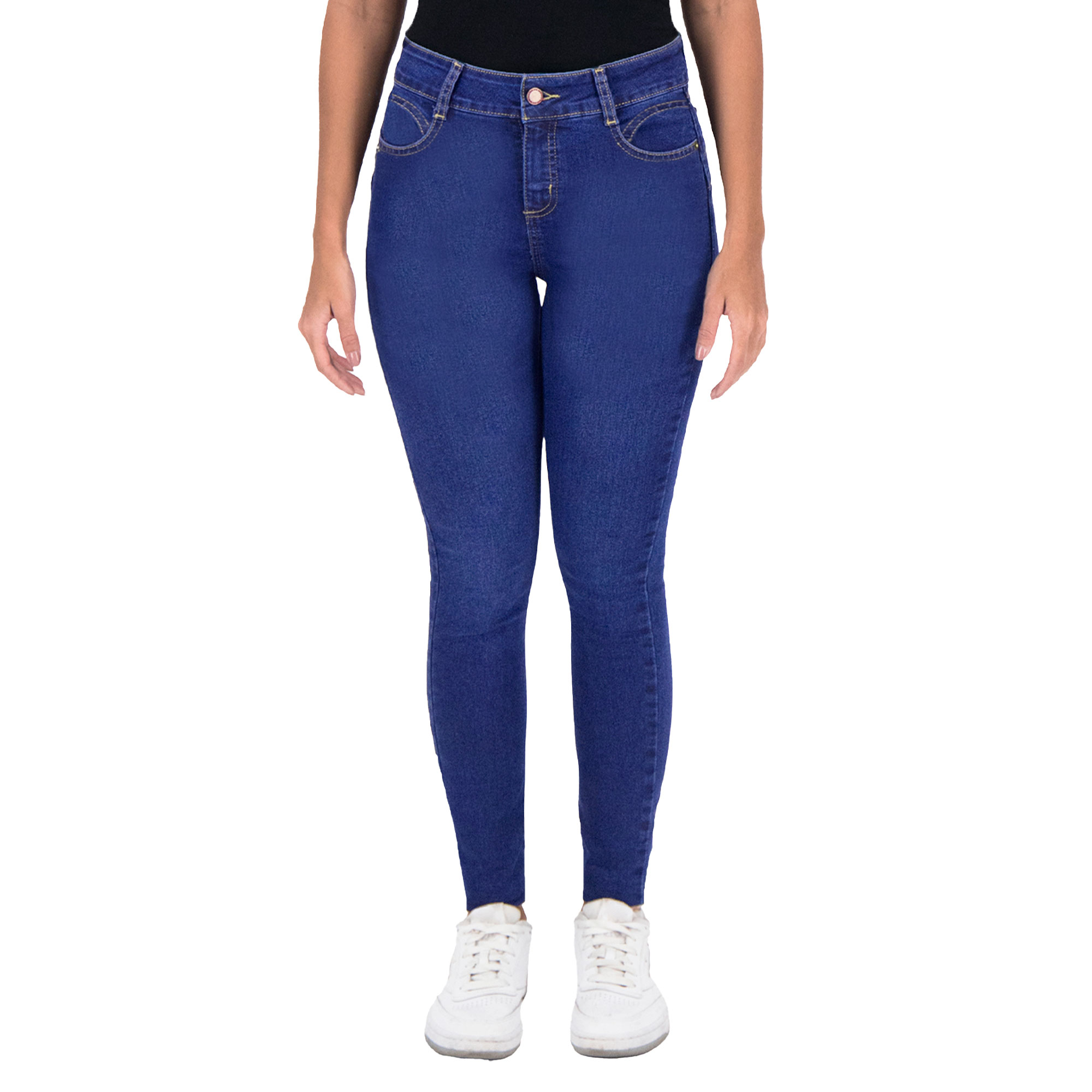 Foto 2 pulgar | Pantalón Skinny Britos Jeans Mezclilla Azul 025578 para Mujer