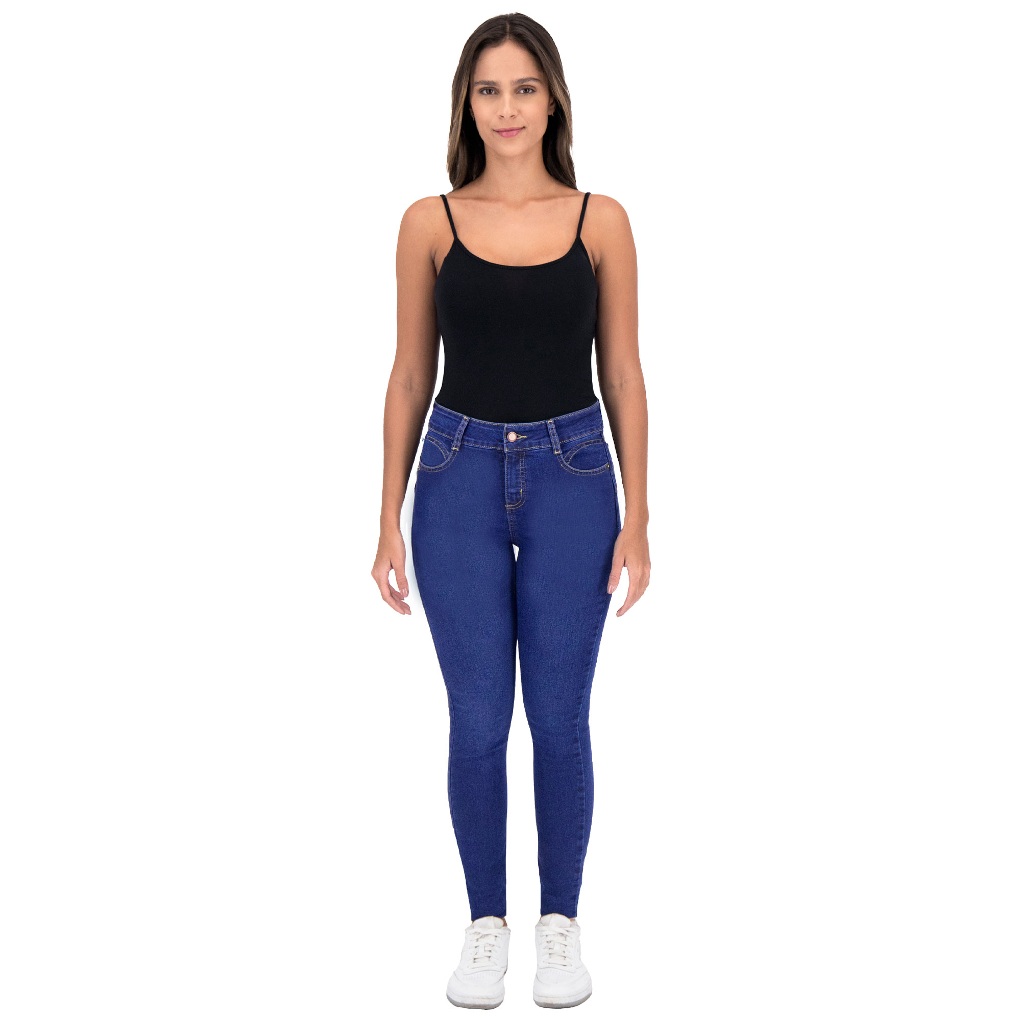 Foto 4 pulgar | Pantalón Skinny Britos Jeans Mezclilla Azul 025578 para Mujer
