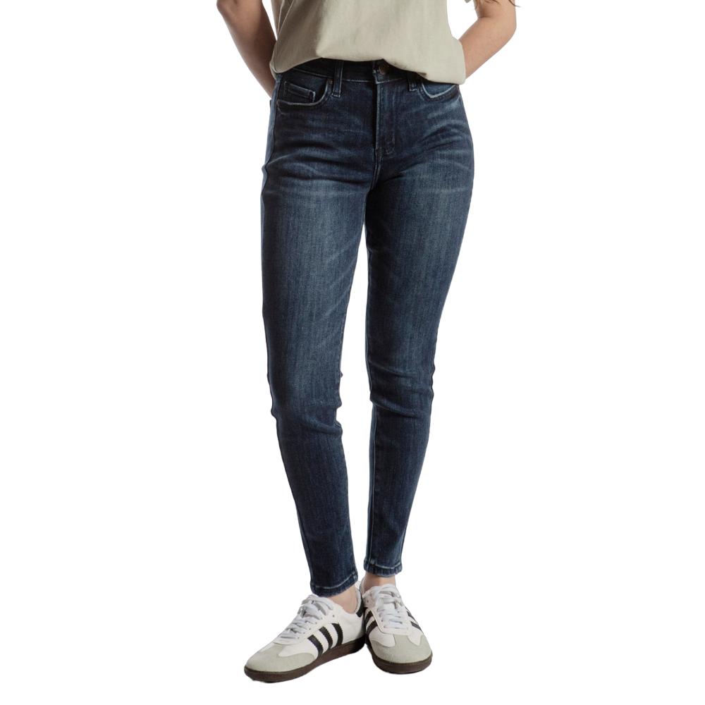 Foto 2 pulgar | Pantalón High Rise Skinny Balam Bl7087 Azul para Mujer