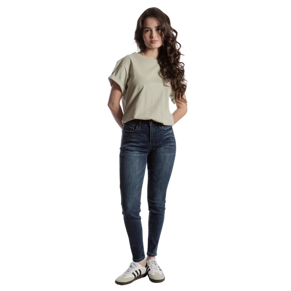 Foto 4 | Pantalón High Rise Skinny Balam Bl7087 Azul para Mujer