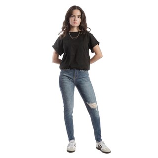 Foto 4 | Pantalón High Rise Skinny Balam Bl7083 Azul para Mujer