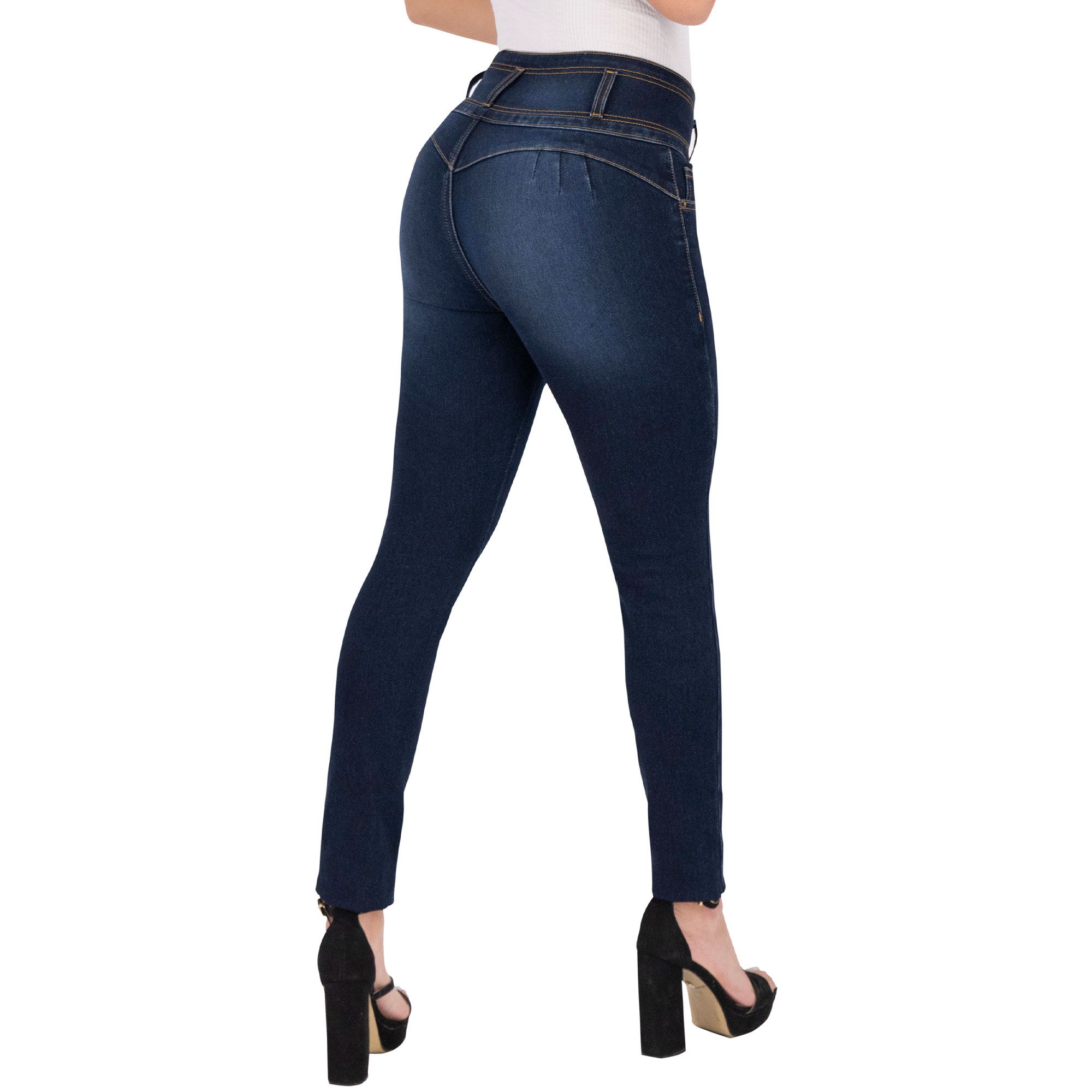 Foto 3 pulgar | Pantalón Skinny Britos Jeans Mujer Mezclilla Azul 025588