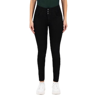 Foto 1 | Pantalón Skinny Britos Jeans Mujer Mezclilla Negro 025587