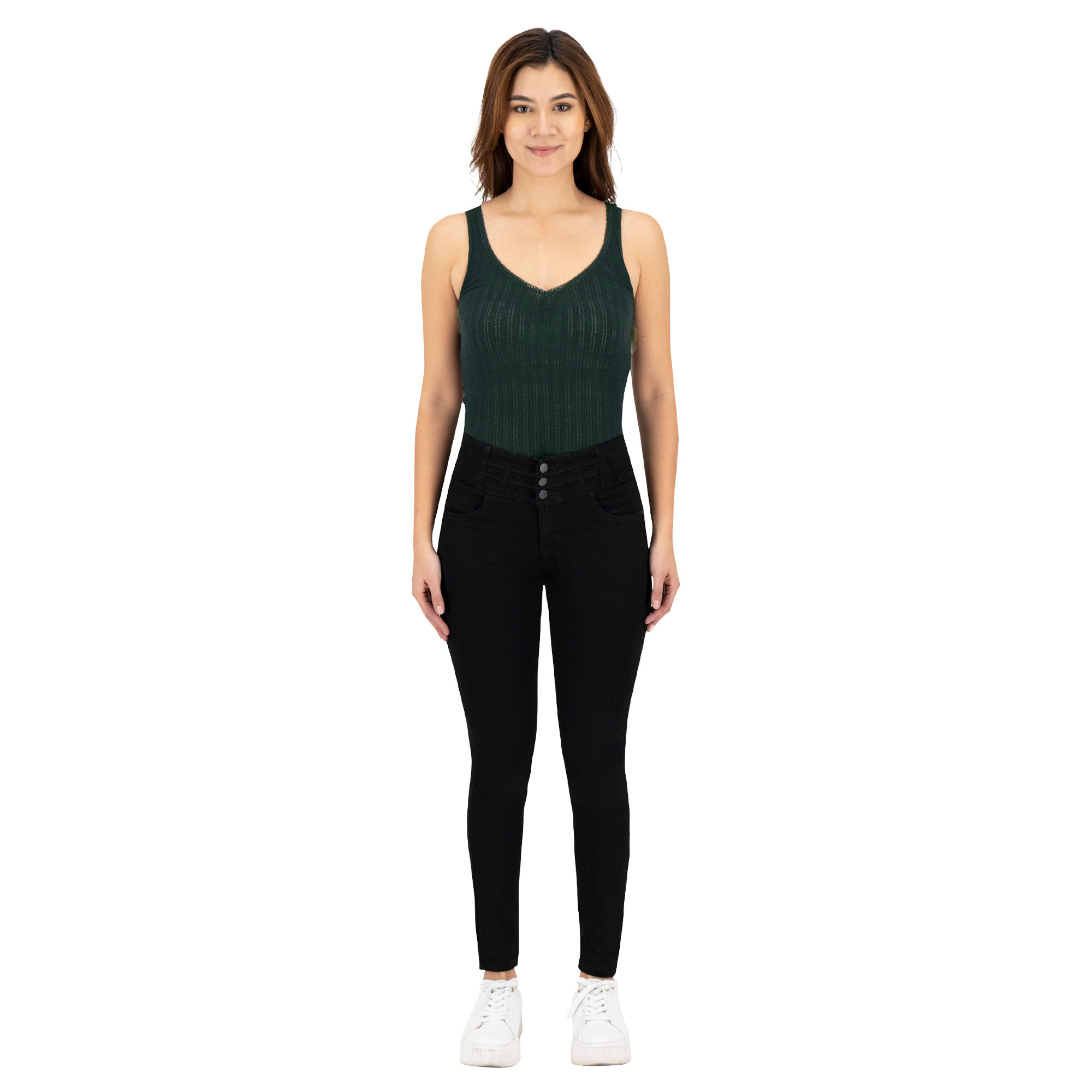 Foto 4 pulgar | Pantalón Skinny Britos Jeans Mujer Mezclilla Negro 025587