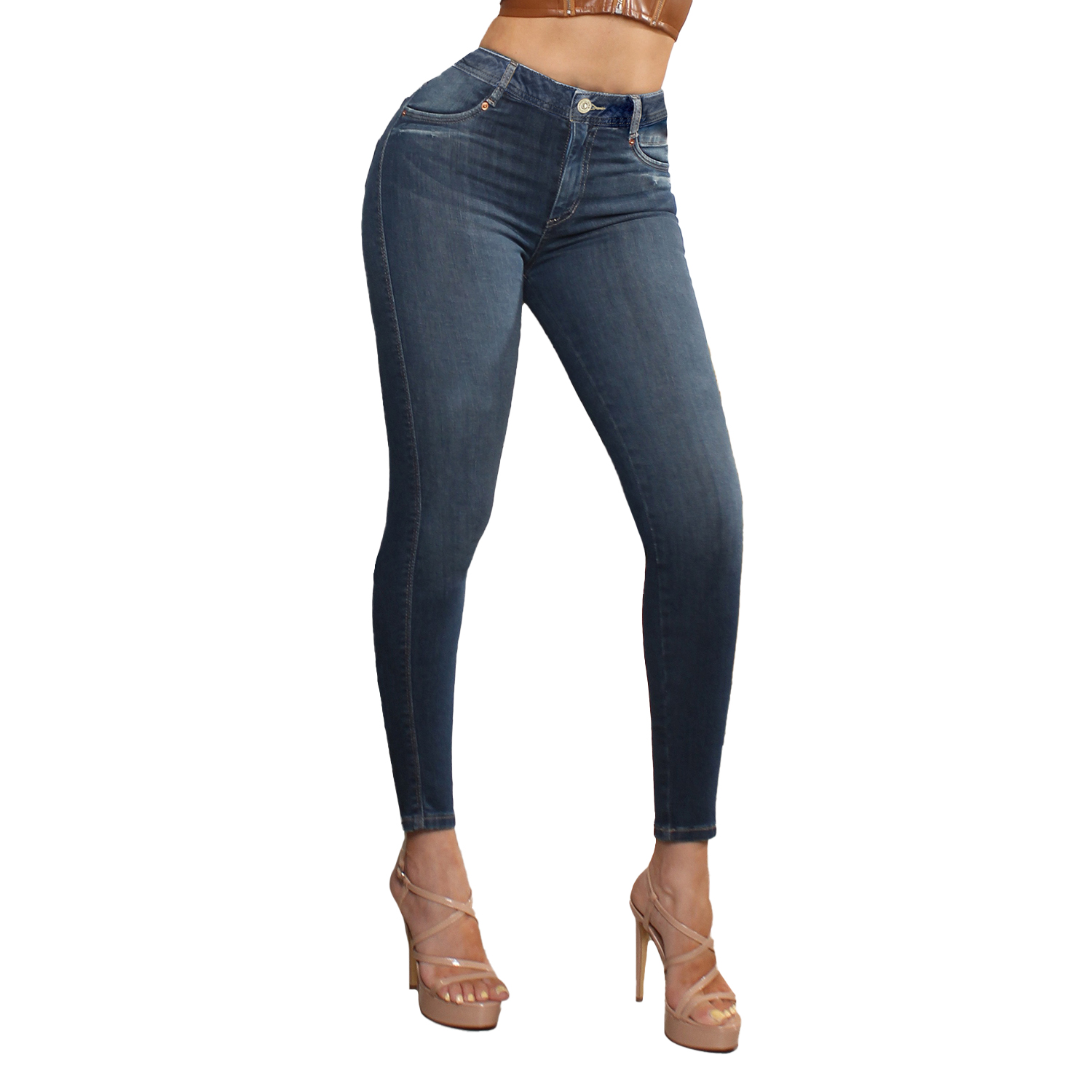 Jeans Super Skinny Mujer Efecto Push-up