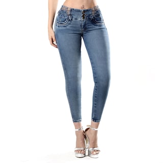 Foto 1 | Jeans Colombianos Super Skinny Push-up