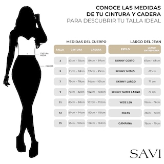 Foto 7 | Jeans Colombianos Super Skinny Push-up