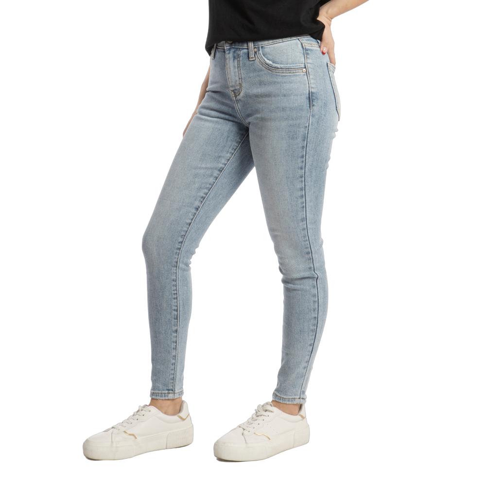 Foto 4 pulgar | Pantalón High Rise Skinny Mujer Balam Bl7044 Azul