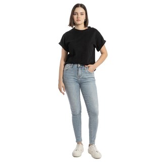 Foto 4 | Pantalón High Rise Skinny Mujer Balam Bl7044 Azul
