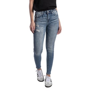 Foto 1 | Pantalón High Rise Skinny Mujer Balam Bl7082 Azul