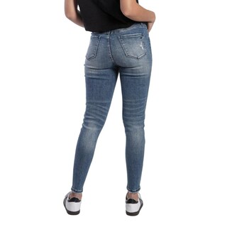 Foto 2 | Pantalón High Rise Skinny Mujer Balam Bl7082 Azul