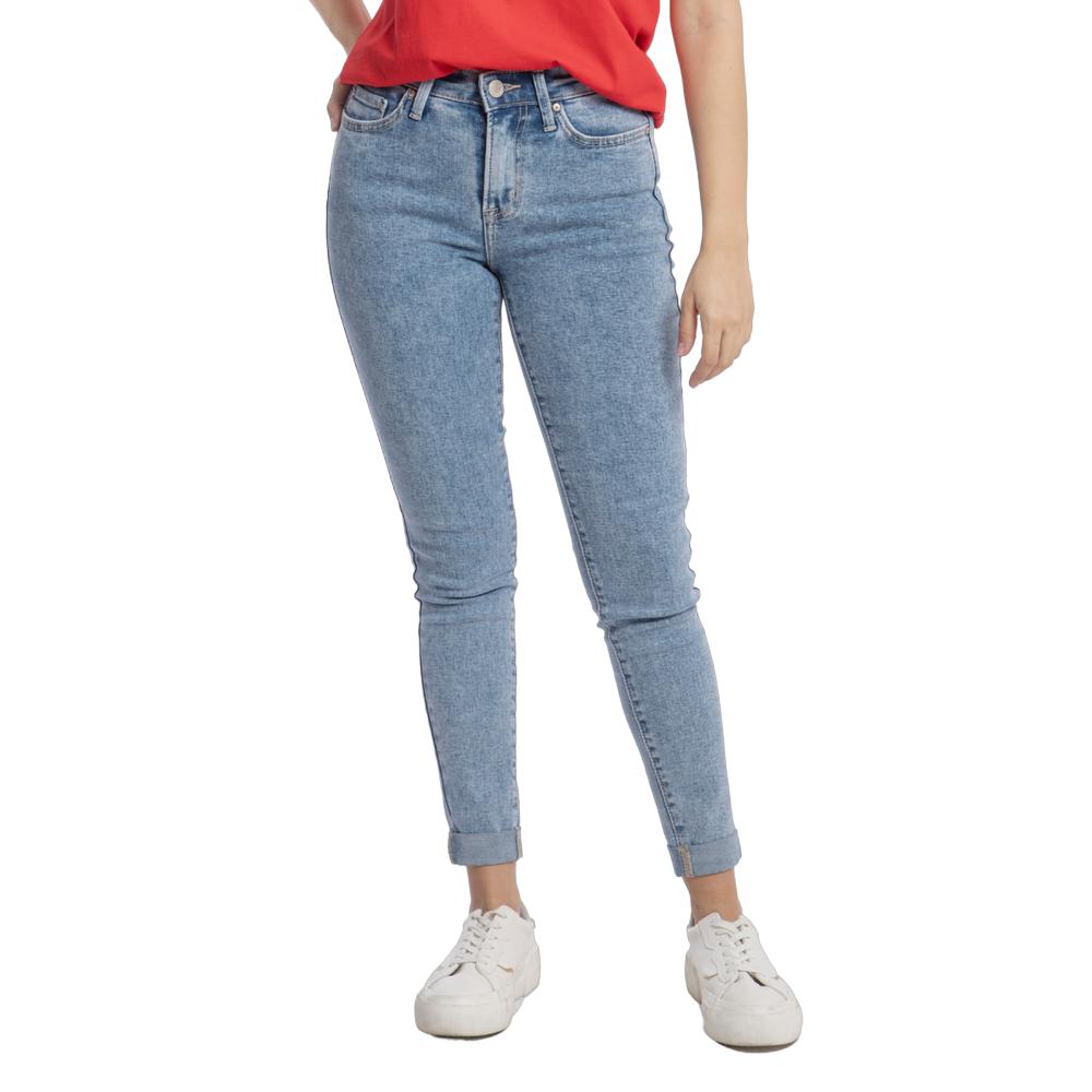 Foto 2 pulgar | Pantalón High Rise Skinny Mujer Balam Bl7047 Azul