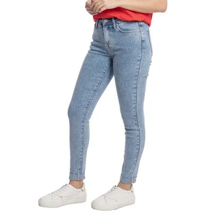 Foto 3 | Pantalón High Rise Skinny Mujer Balam Bl7047 Azul