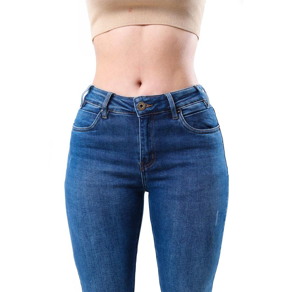 Foto 4 pulgar | Jeans Skinny Con Strech / Juvenil, 1643 (azul Medio) Azul