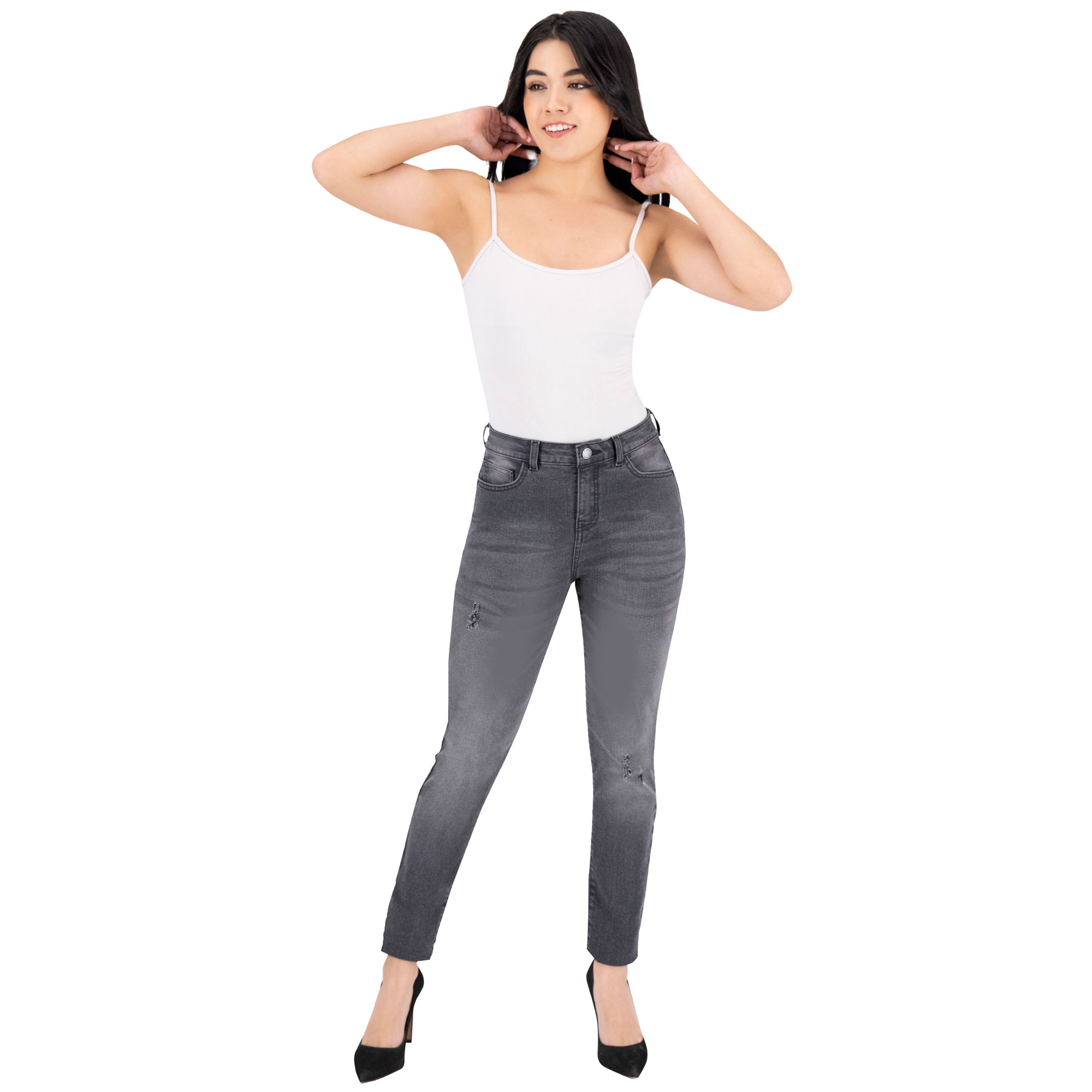 Foto 8 pulgar | Pantalón Skinny Britos Jeans Mujer Mezclilla 025330