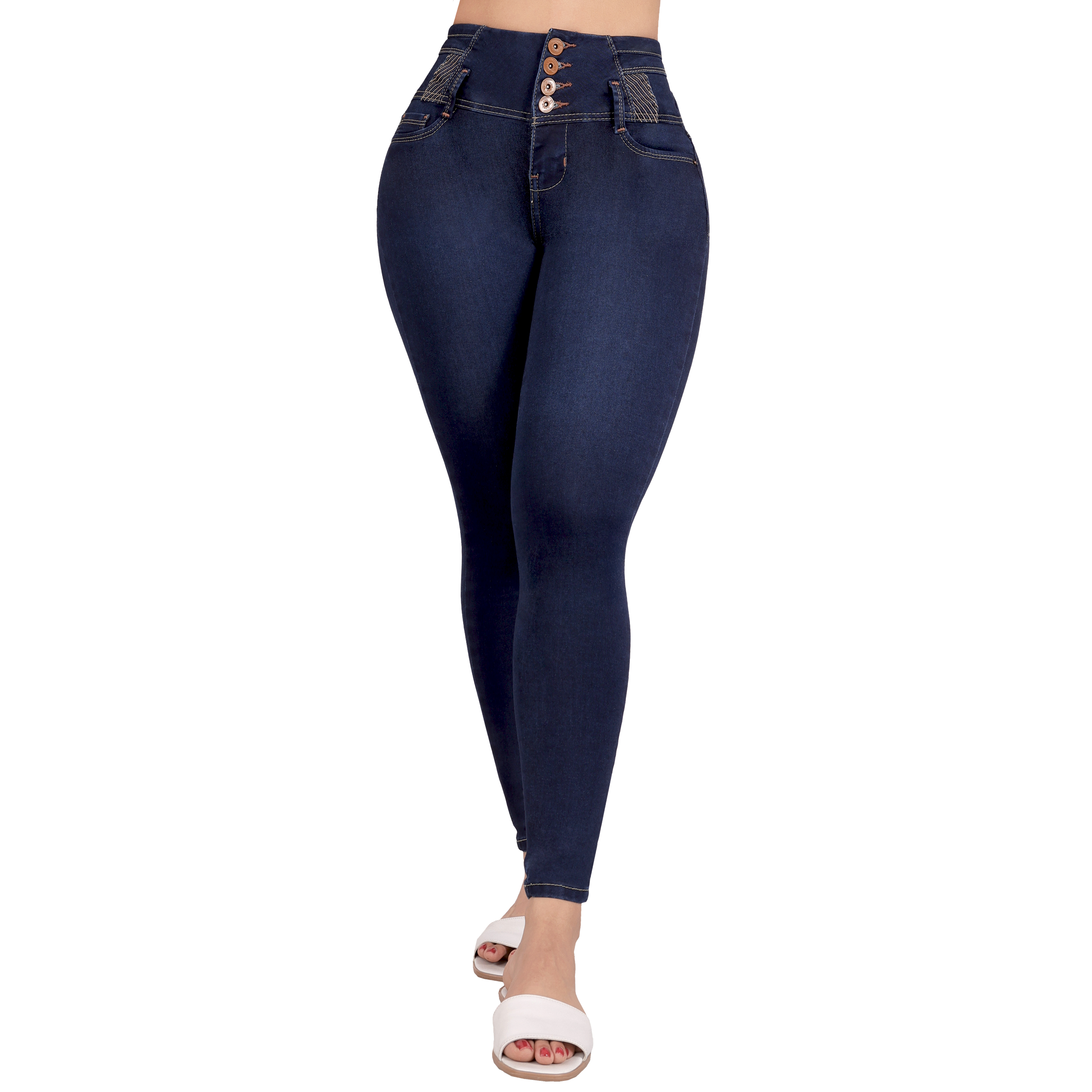 Foto 2 pulgar | Jeans Dama Pantalones Mujer Colombiano Levanta Pompa