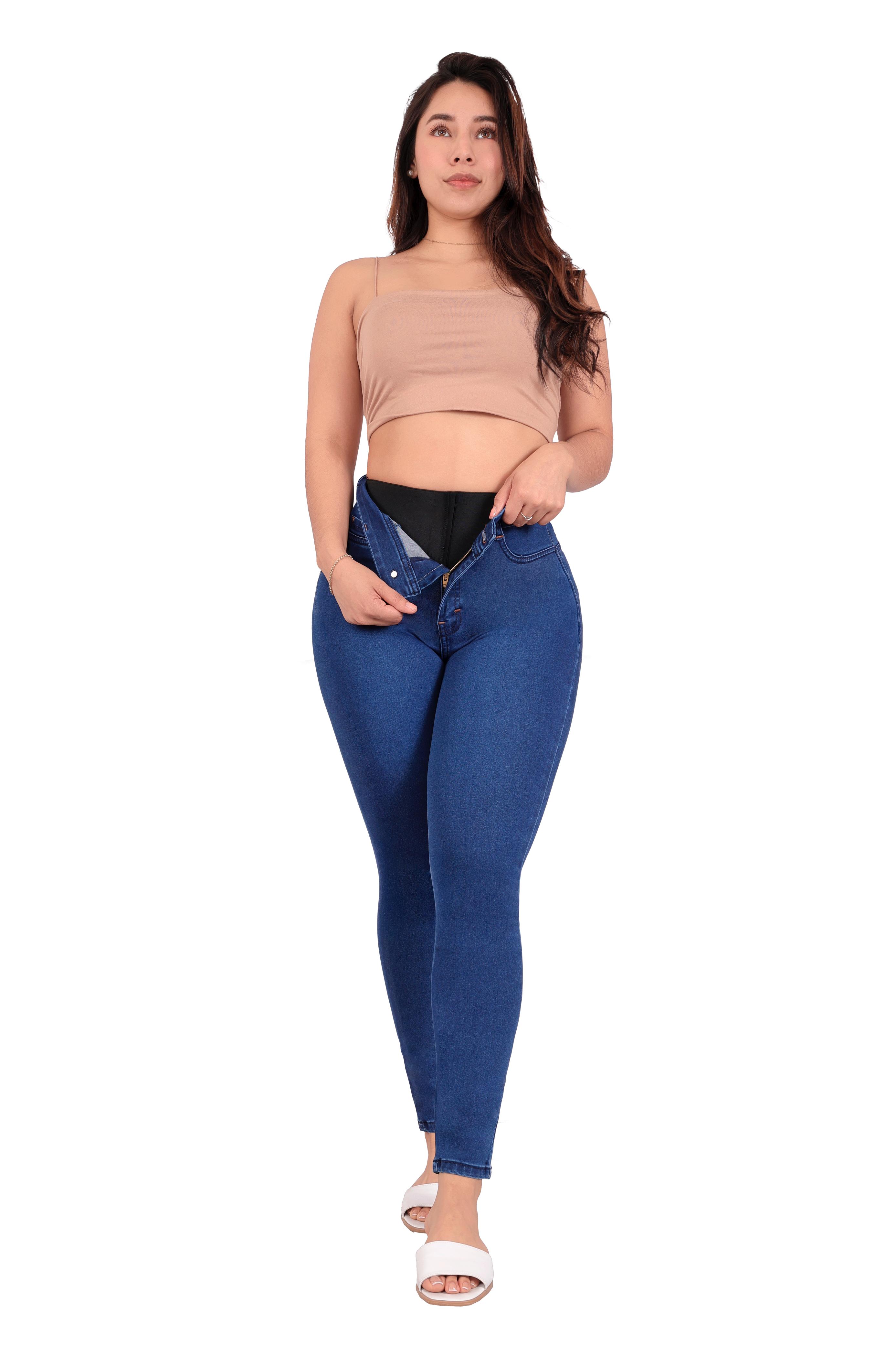 Foto 2 pulgar | Jeans Faja Dama Levanta Pompa Sea Brazil 3769/04