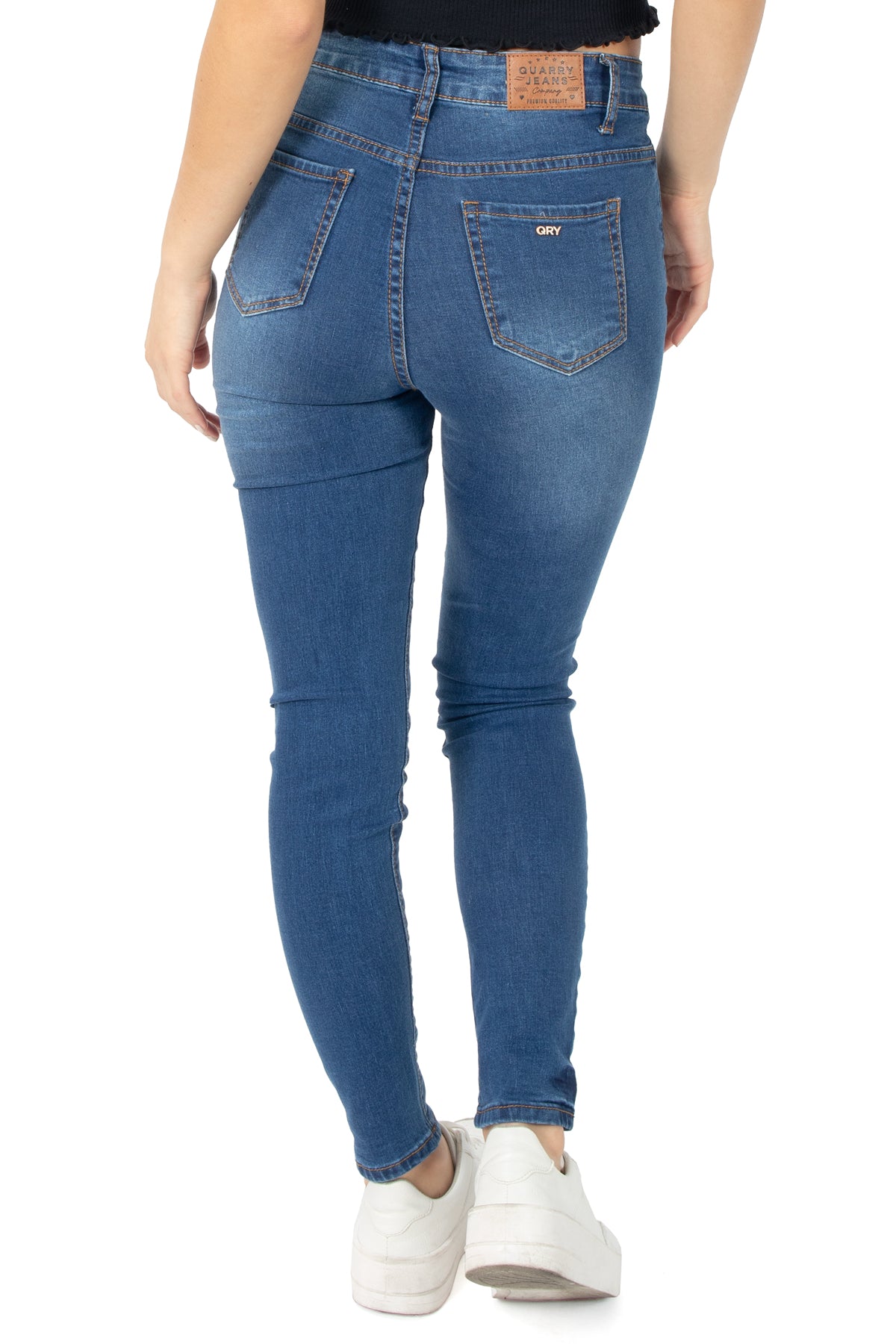 Foto 3 | Jeans High Waist Para Mujer Quarry