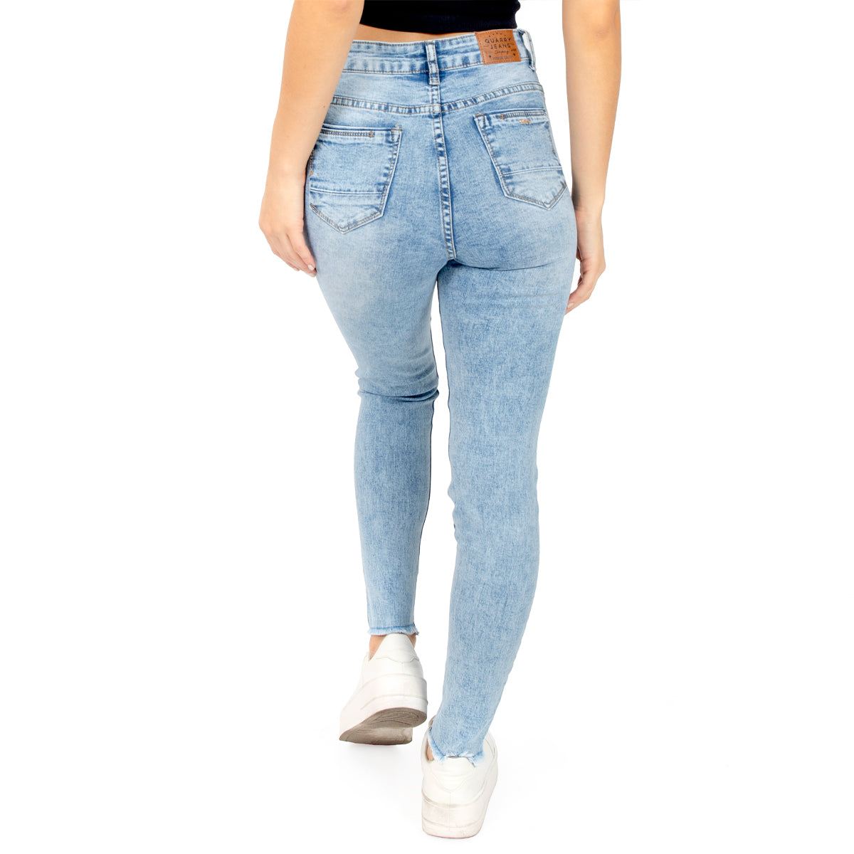 Foto 4 pulgar | Jeans Para Mujer Skinny Básico Deslavado Quarry