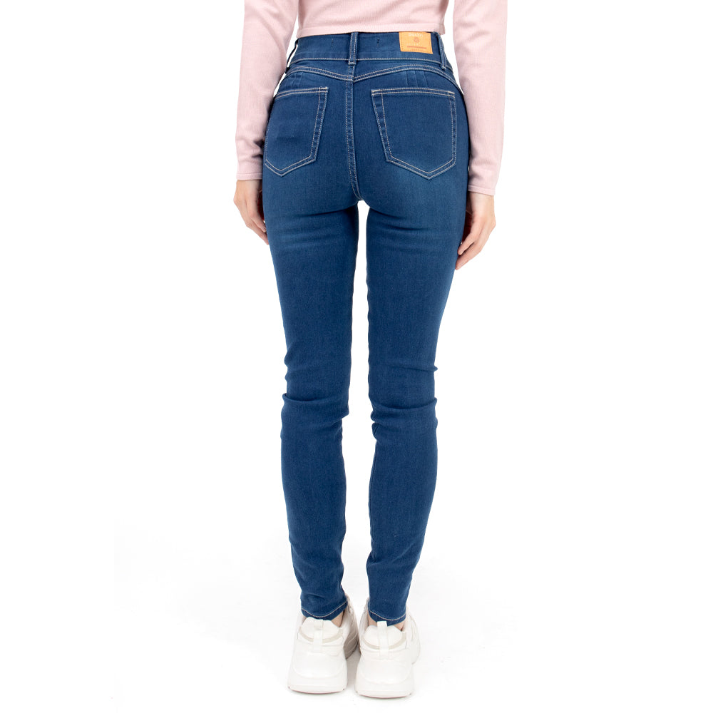 Foto 3 | Jeans Para Mujer High Waist Quarry