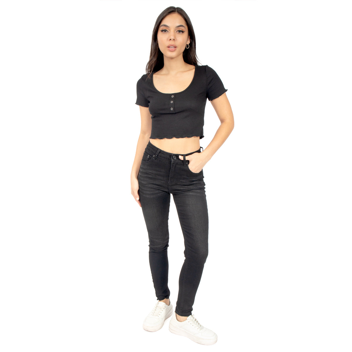 Foto 5 pulgar | Jeans High Waist Para Mujer Quarry