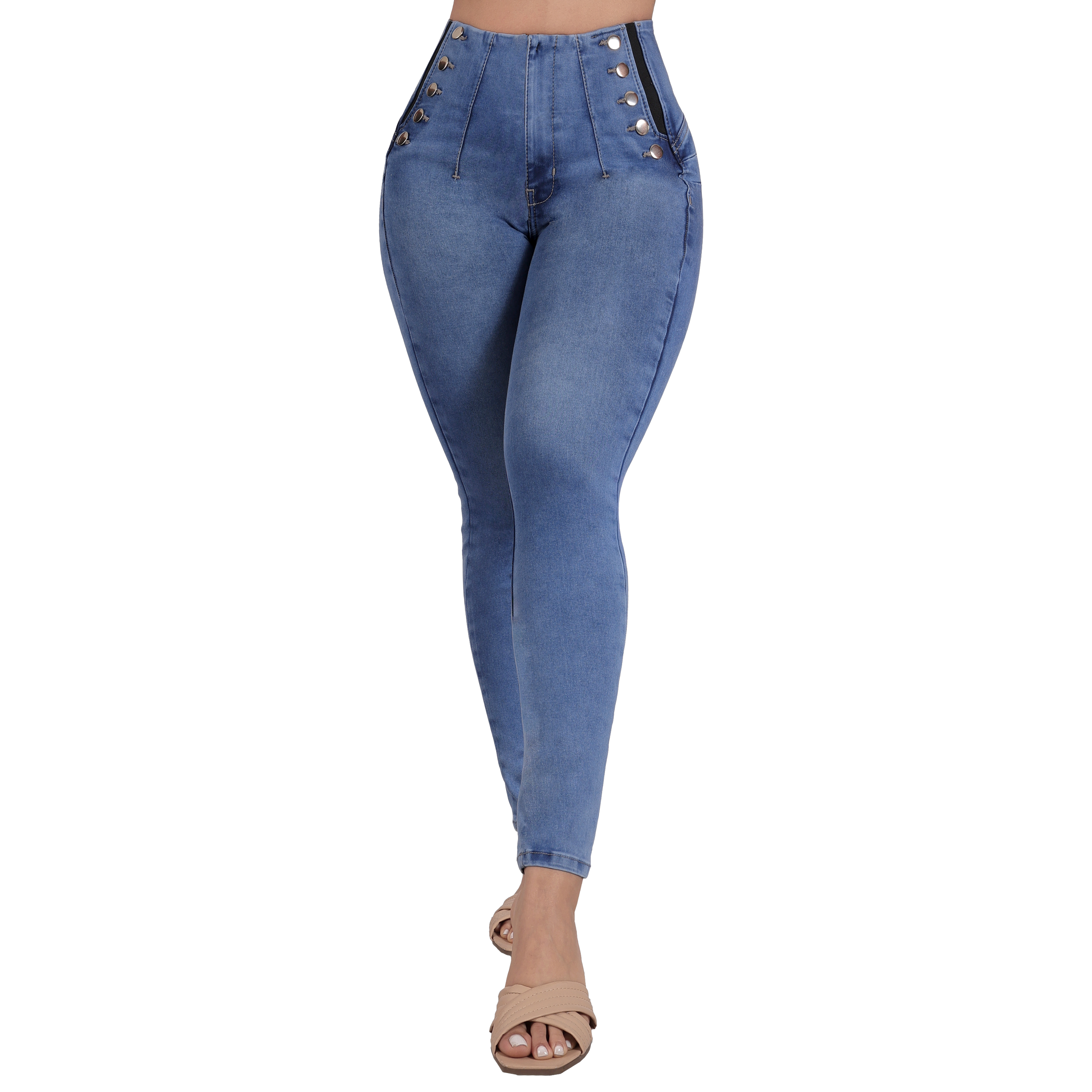 Foto 2 pulgar | Jeans Skinny Sea Brazil para Mujer