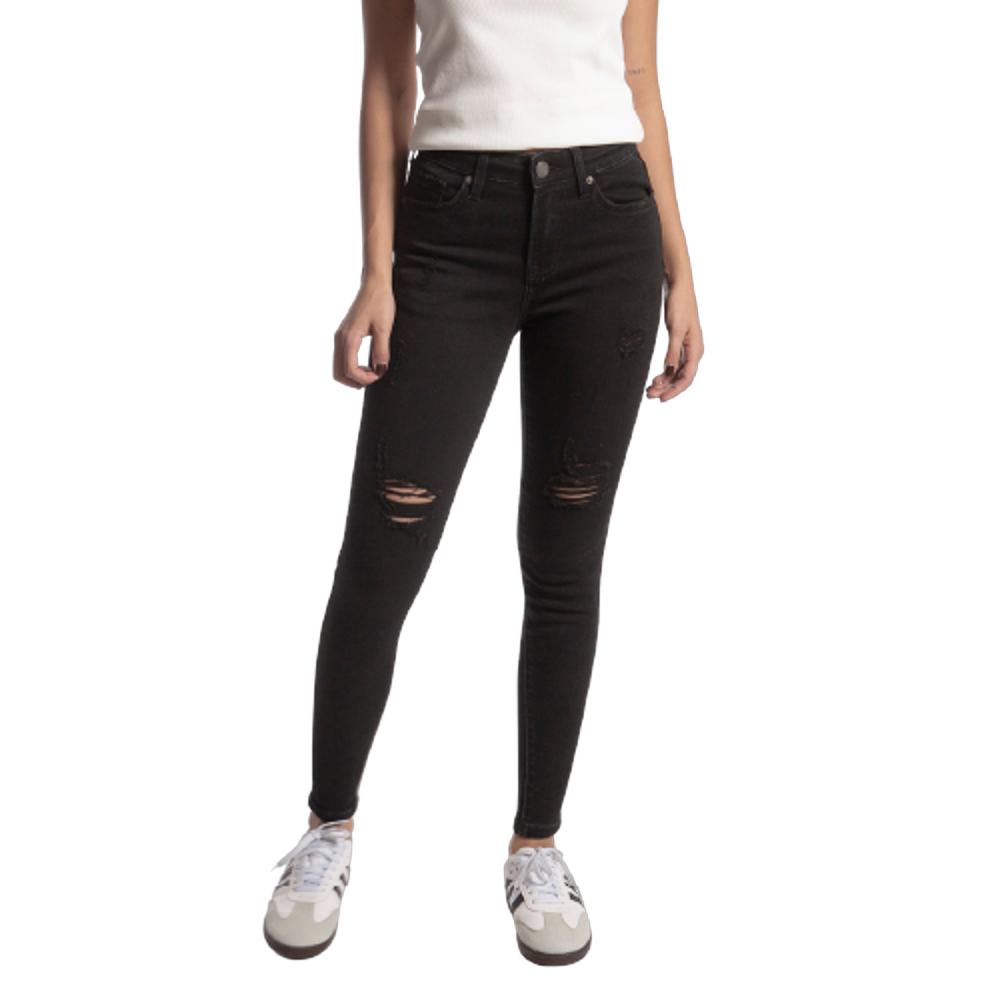 Foto 2 pulgar | Pantalón High Rise Skinny Repreve Mujer Balam Bl7111 Negro