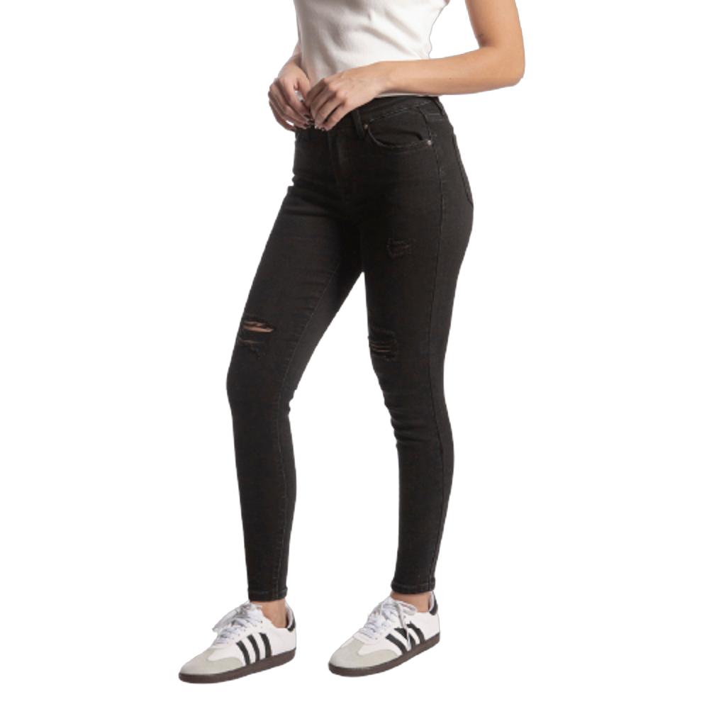 Foto 4 pulgar | Pantalón High Rise Skinny Repreve Mujer Balam Bl7111 Negro