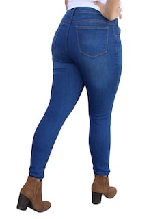 Foto 3 | Pantalón Skinny Dama Azul Stone John Silver