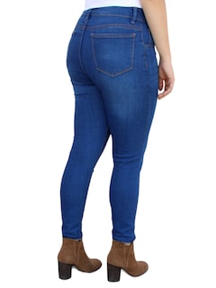 Foto 4 | Pantalón Skinny Dama Azul Stone John Silver