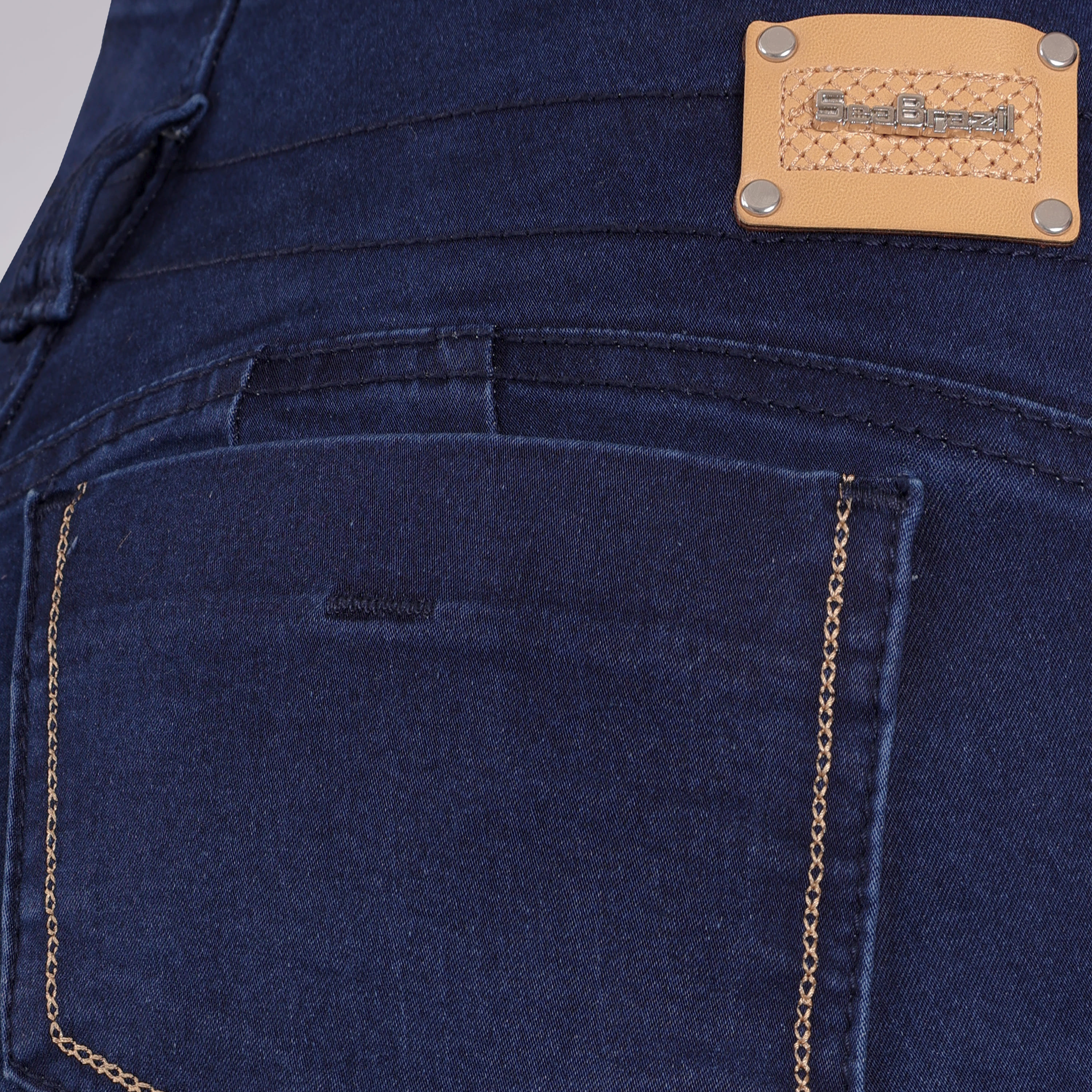 Foto 4 pulgar | Jeans Para Mujer – Corte Colombiano, Tela Elástica, Realce De Glúteos, Cintura Alta 3921/02