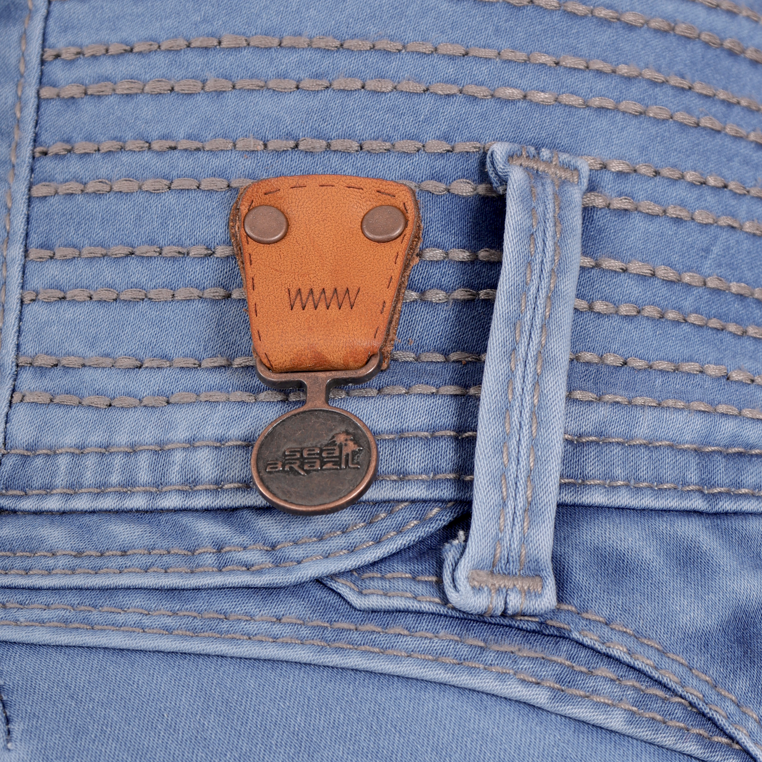 Foto 4 pulgar | Jeans Colombianos Skinny Sea Brazil Para Mujer 2598/05