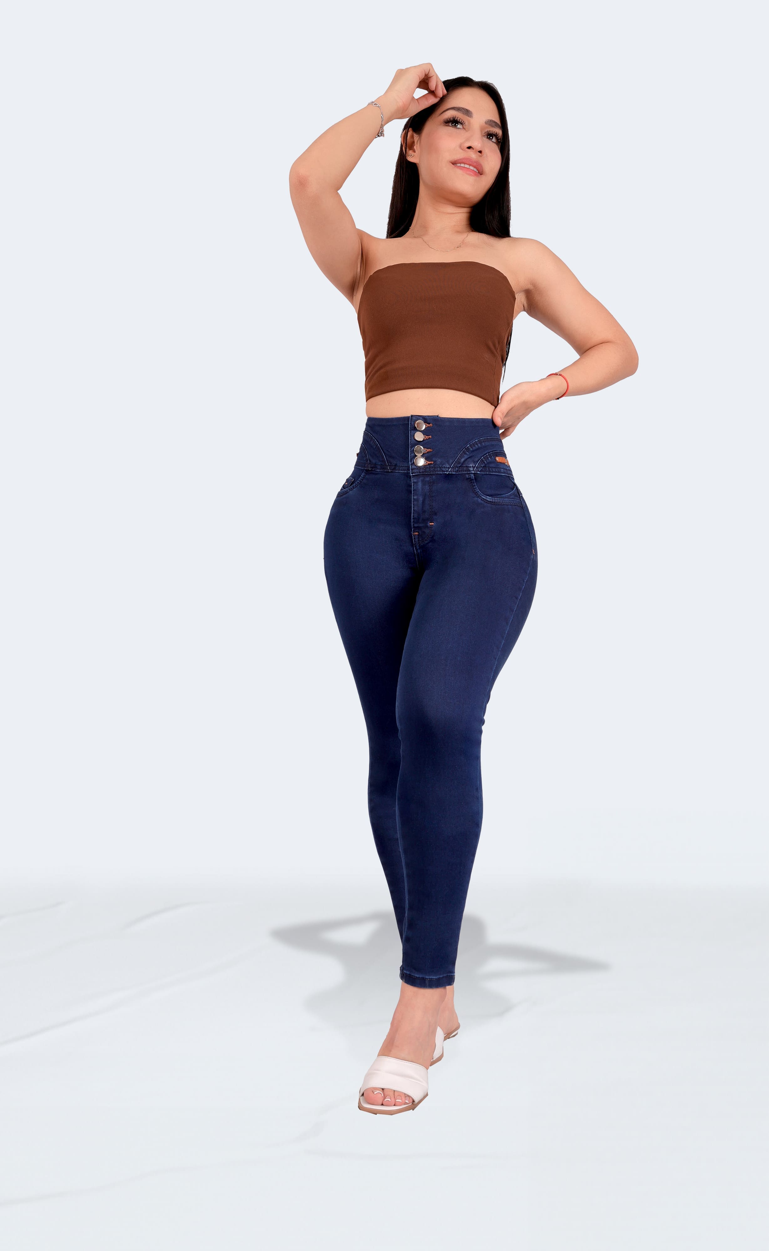 Foto 6 pulgar | Jeans Colombianos Skinny Sea Brazil Para Mujer