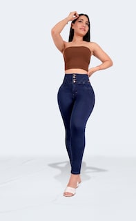 Foto 5 | Jeans Colombianos Skinny Sea Brazil Para Mujer