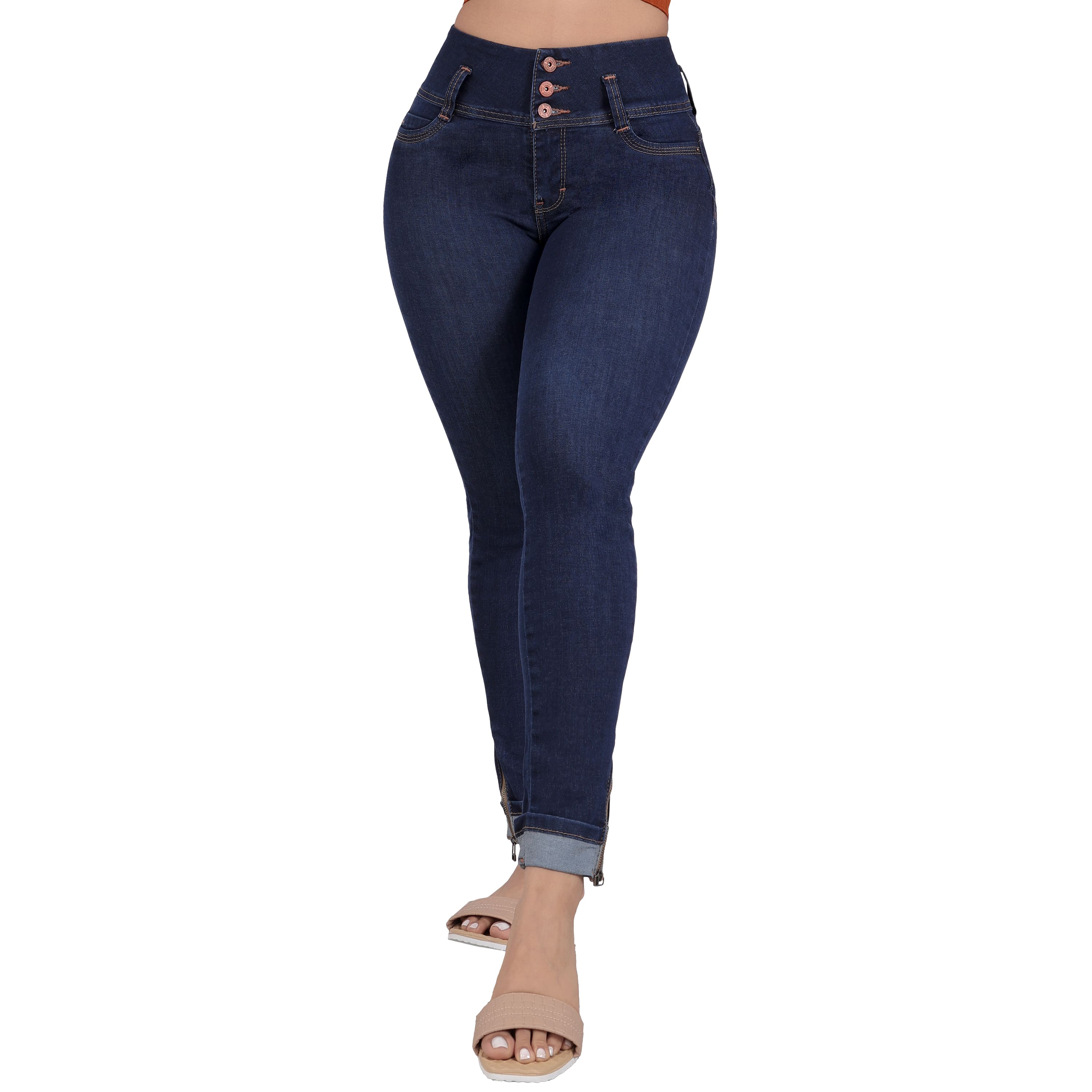 Foto 2 pulgar | Jeans Colombianos Skinny Sea Brazil Para Mujer 2491/02