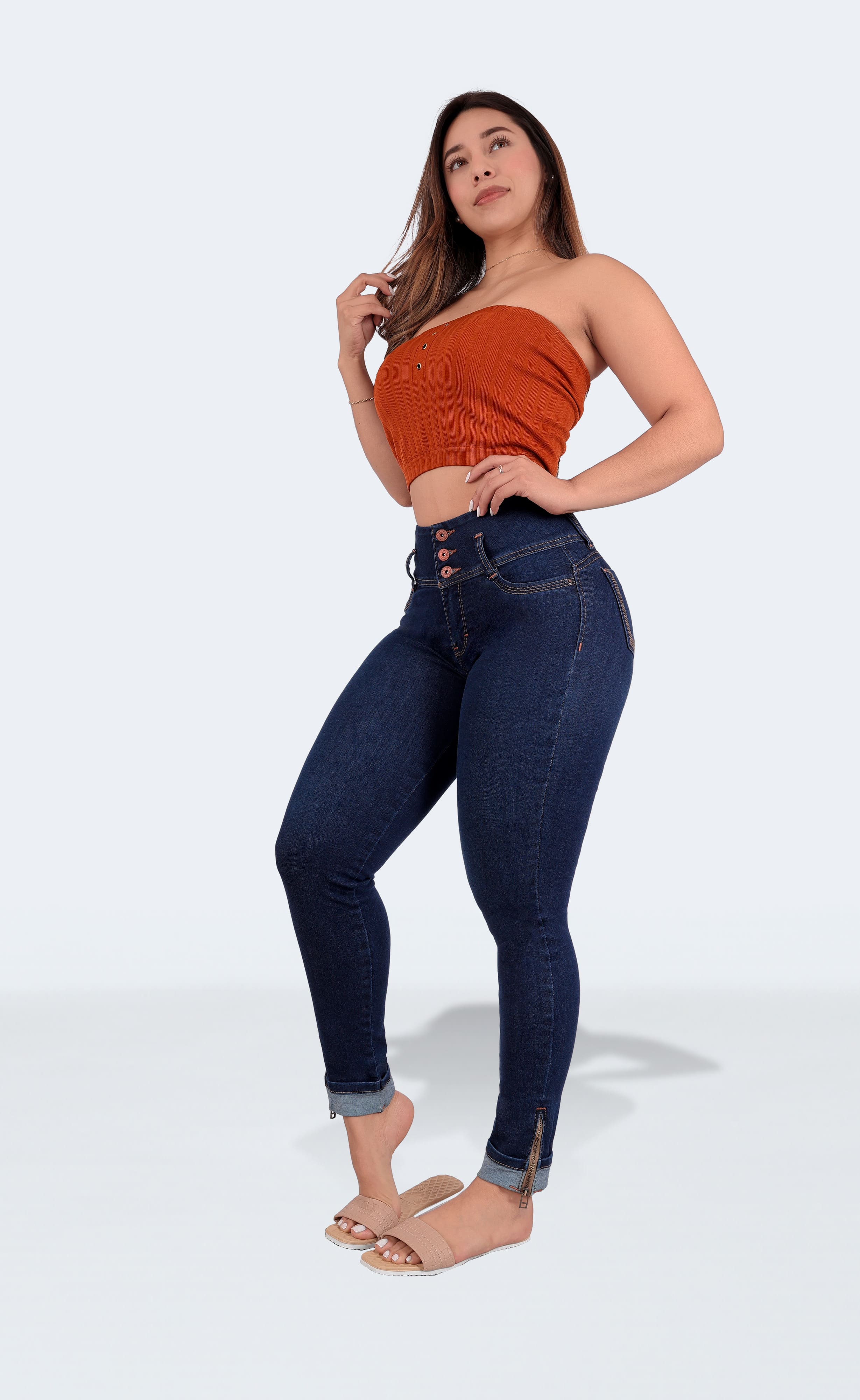 Foto 6 pulgar | Jeans Colombianos Skinny Sea Brazil Para Mujer 2491/02