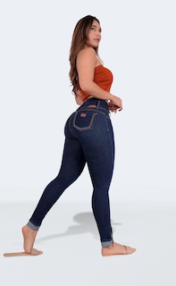 Foto 6 | Jeans Colombianos Skinny Sea Brazil Para Mujer 2491/02