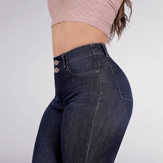 Foto 2 | Jeans Mujer Levanta Pompas Corte Colombiano 3932/02