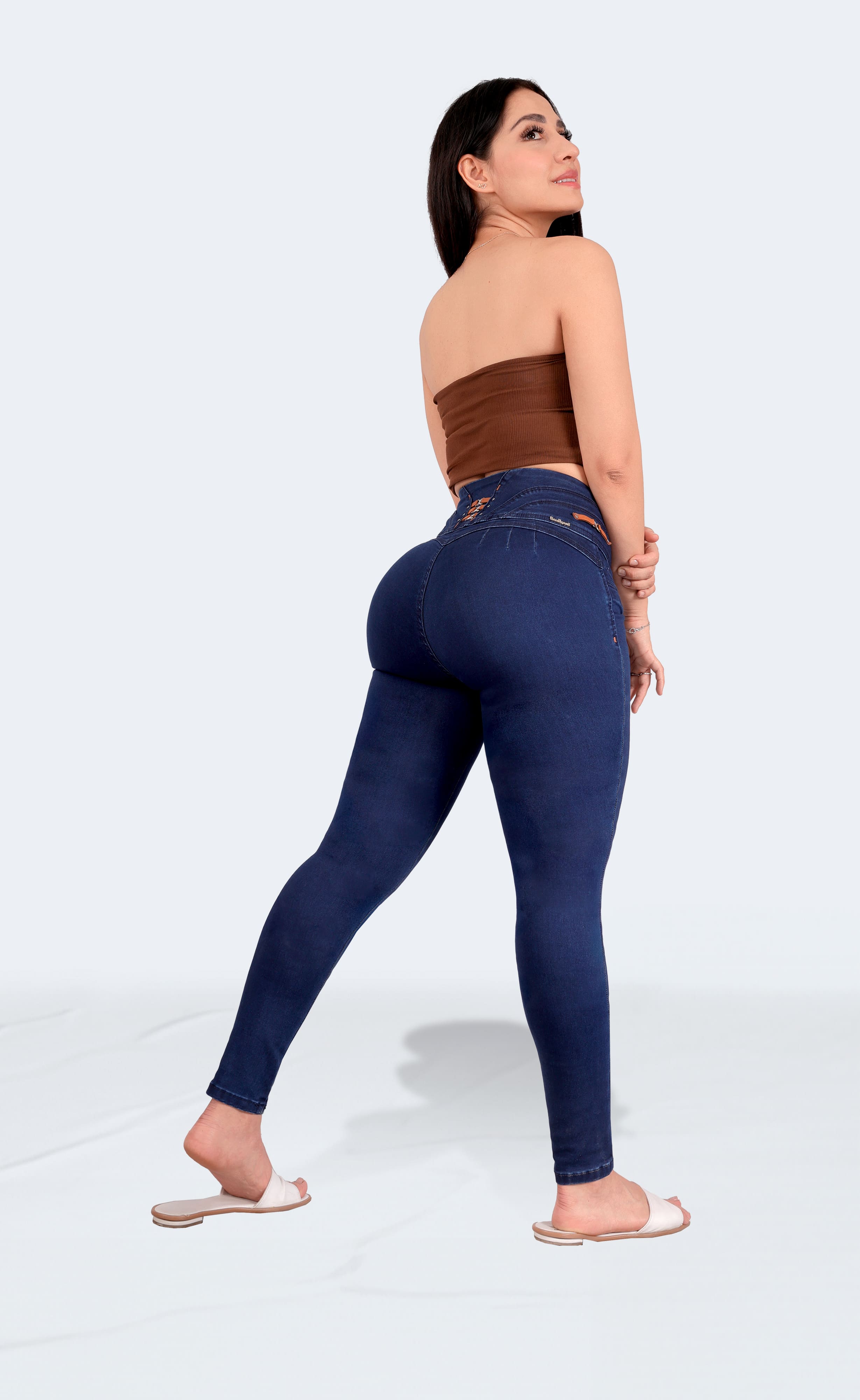 Foto 6 pulgar | Jeans Colombianos Skinny Sea Brazil Para Mujer 3934/02