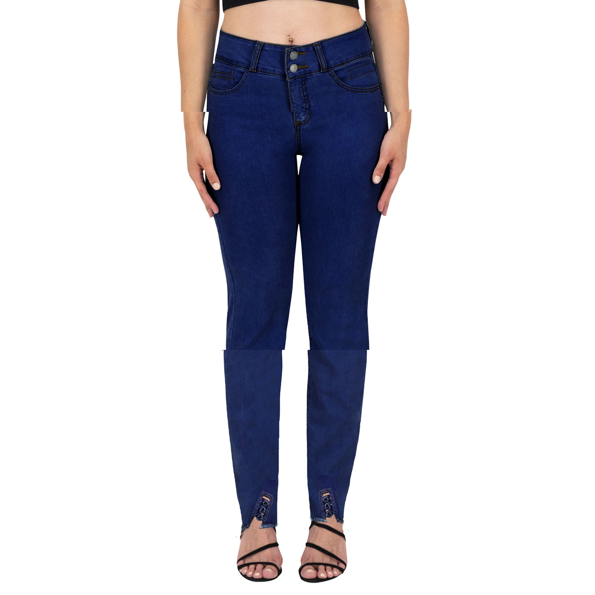Foto 2 pulgar | Pantalón Skinny Britos Jeans Mujer Mezclilla 024051