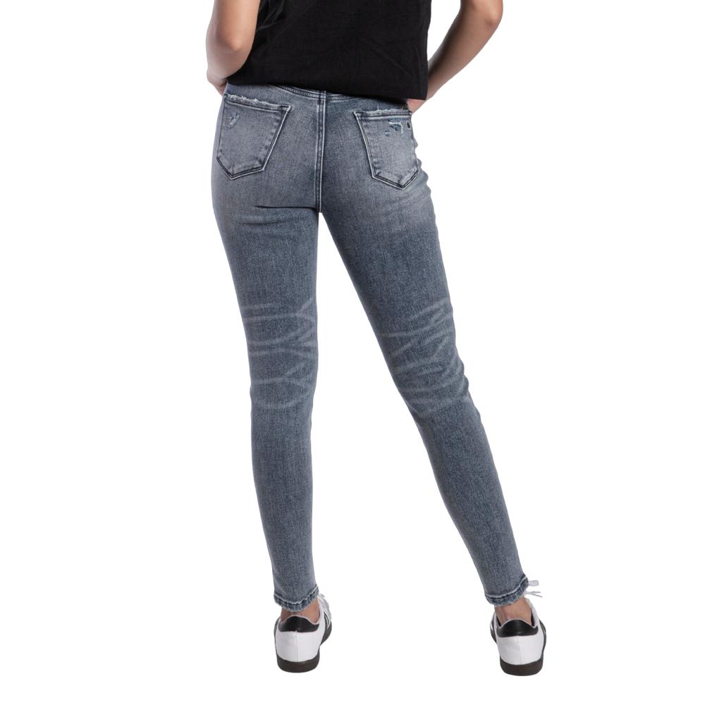 Foto 2 | Pantalón High Rise Skinny Mujer Balam Bl7052 Azul