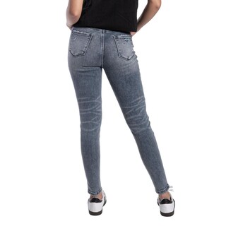 Foto 2 | Pantalón High Rise Skinny Mujer Balam Bl7052 Azul