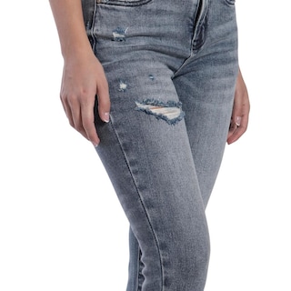 Foto 4 | Pantalón High Rise Skinny Mujer Balam Bl7052 Azul