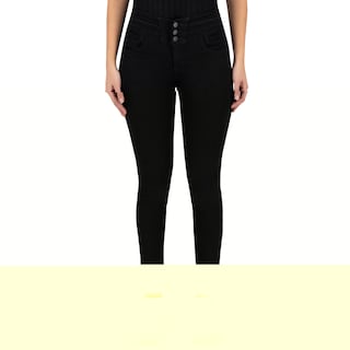 Foto 1 | Pantalón Skinny Britos Jeans Negros Mezclilla para Mujer